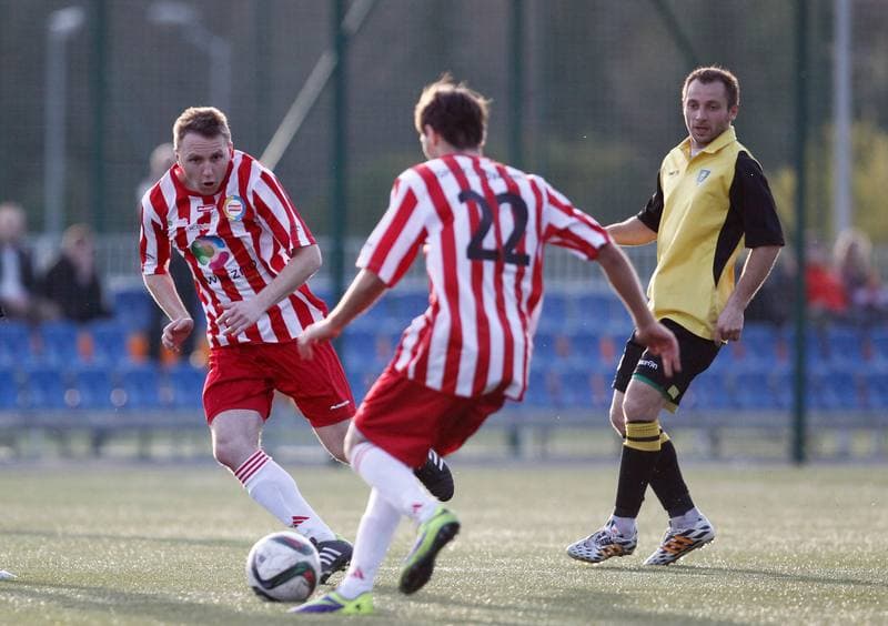 Football. IV Liga. GKS II Katowice - Szczakowianka Jaworzno. 12.04.2015