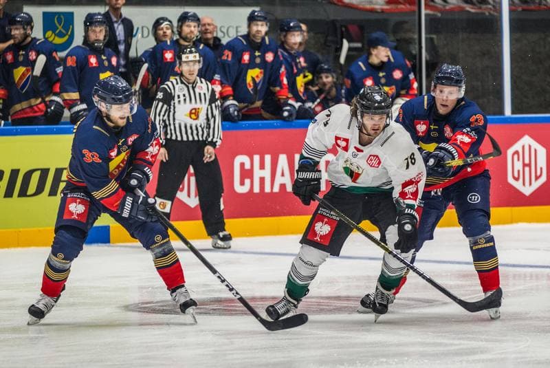 Ice Hockey. Champions Hockey League. GKS Tychy - Djurgarden Stockholm. 30.08.2019