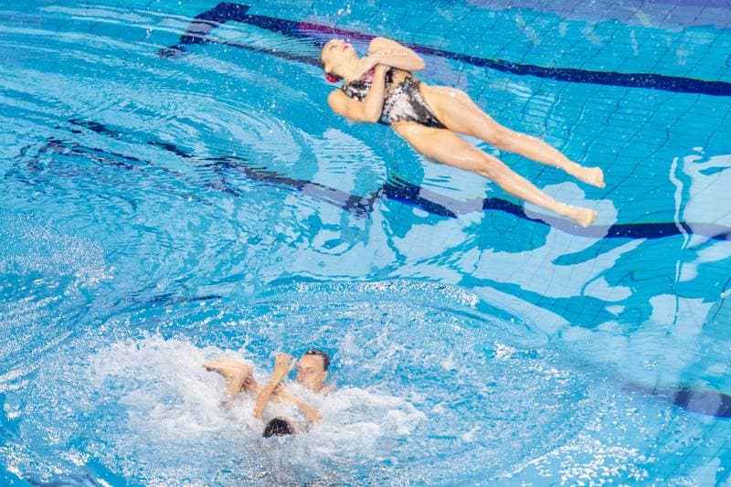 Artistic Swimming. European Games. Team Acrobatic Routine. 24.06.2023