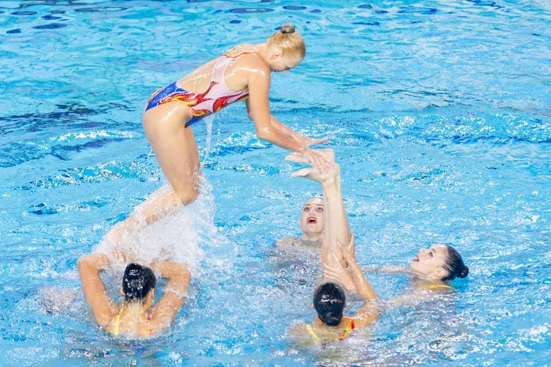 Artistic Swimming. European Games. Team Acrobatic Routine. 24.06.2023