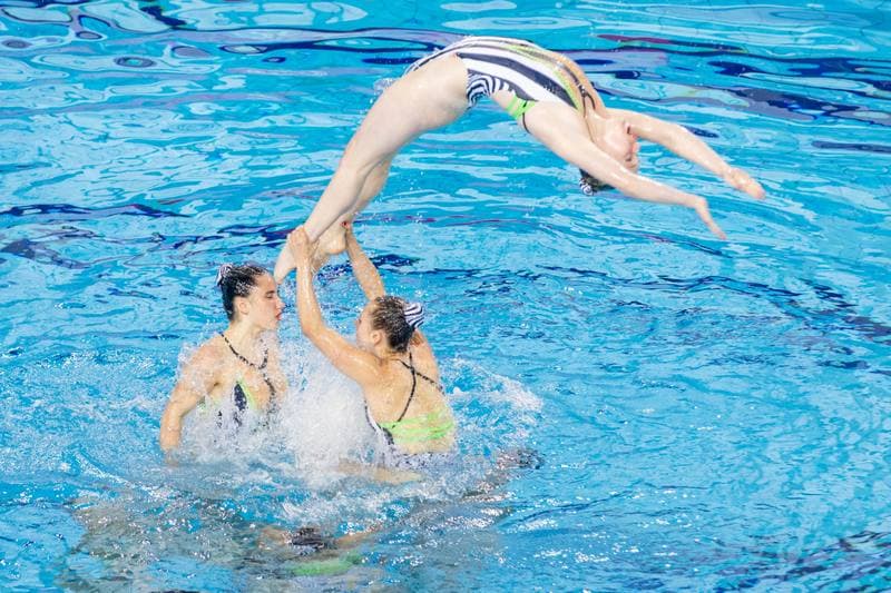Artistic Swimming. European Games. Team Acrobatic Routine. 24.06.2023