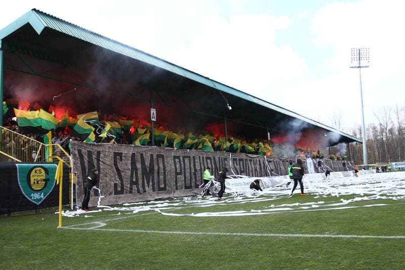 Football. I liga. GKS Katowice - Zawisza Bydgoszcz. 14.04.2013