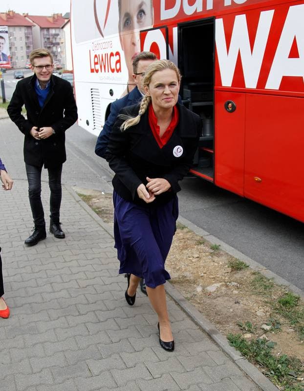 Barbara Nowacka. United Left. Press Conference. 07.10.2015