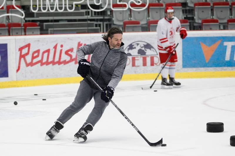 Ice Hockey. Ocelari Trinec. Training. 21.10.2018