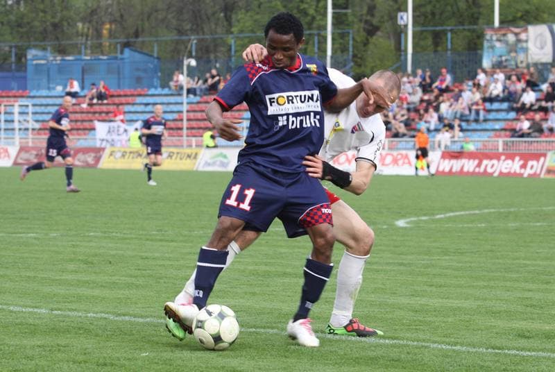 Football. I liga. Odra Wodzislaw - Kolejarz Stroze. 23.04.2011