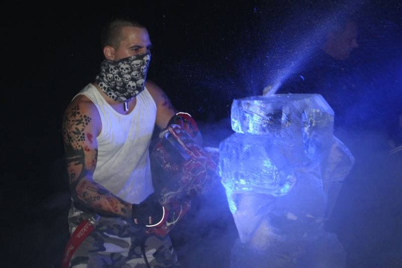 Ice Sculpture Show. Katowice. 12.09.2013