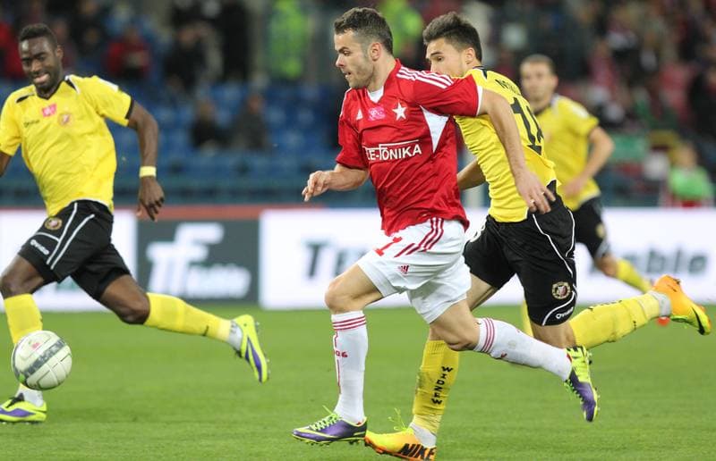 Football. T-Mobile Ekstraklasa. Wisla Krakow - Widzew Lodz. 29.10.2013