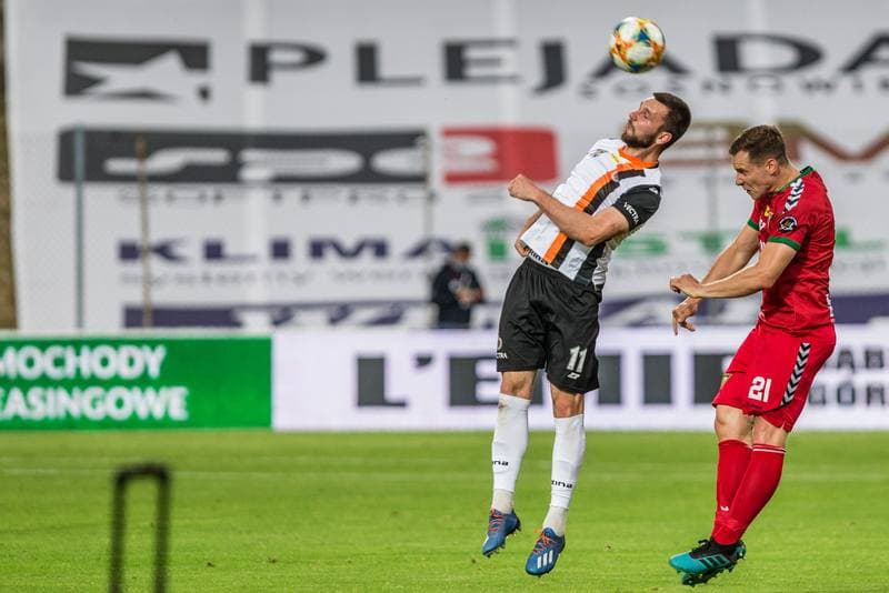 Football. Fortuna I Liga. Zaglebie Sosnowiec - Chrobry Glogow. 03.07.2020