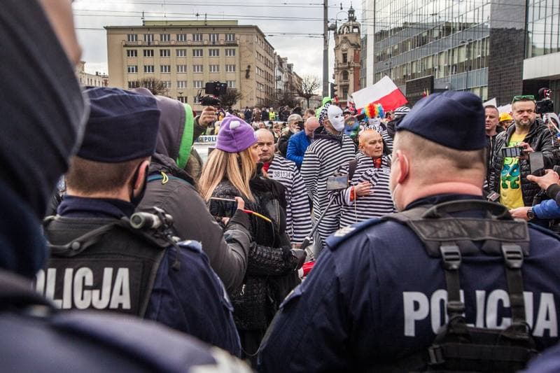 Events. March of Free People. Katowice. 06.03.2021