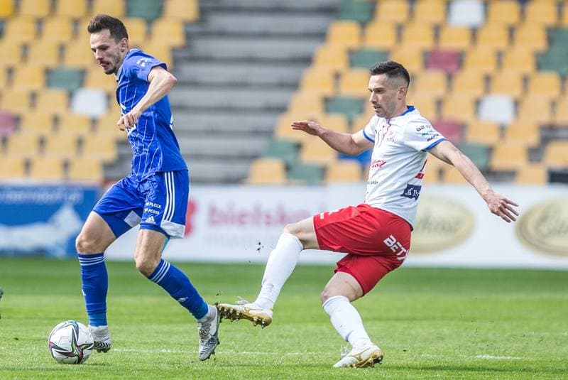 Football. PKO BP Ekstraklasa. Podbeskidzie Bielsko-Biala - Wisla Plock. 08.05.2021