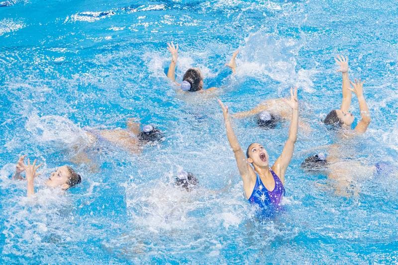 Artistic Swimming. European Games. Team Acrobatic Routine. 24.06.2023