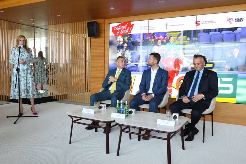 Ice Hockey. Polish Ice Hockey Federation. Press Conference. 24.08.2023