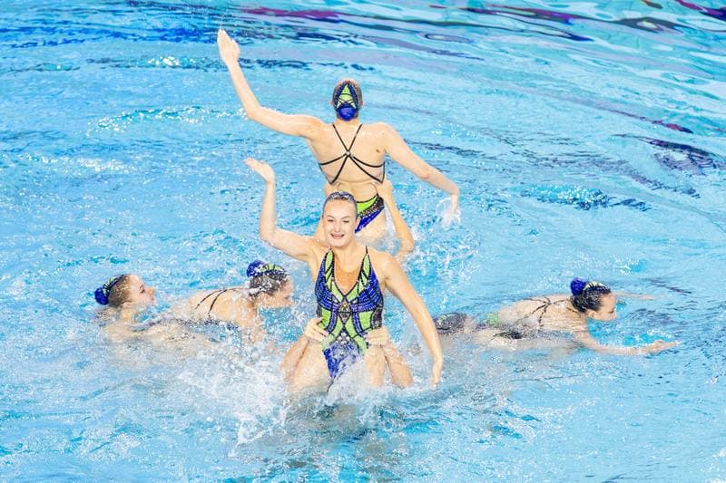 Artistic Swimming. European Games. Team Acrobatic Routine. 24.06.2023