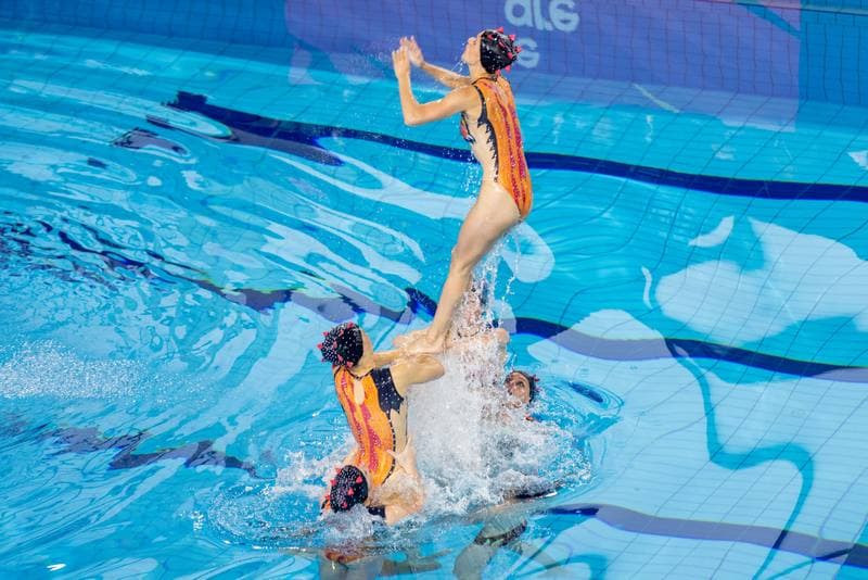 Artistic Swimming. European Games. Team Acrobatic Routine. 24.06.2023