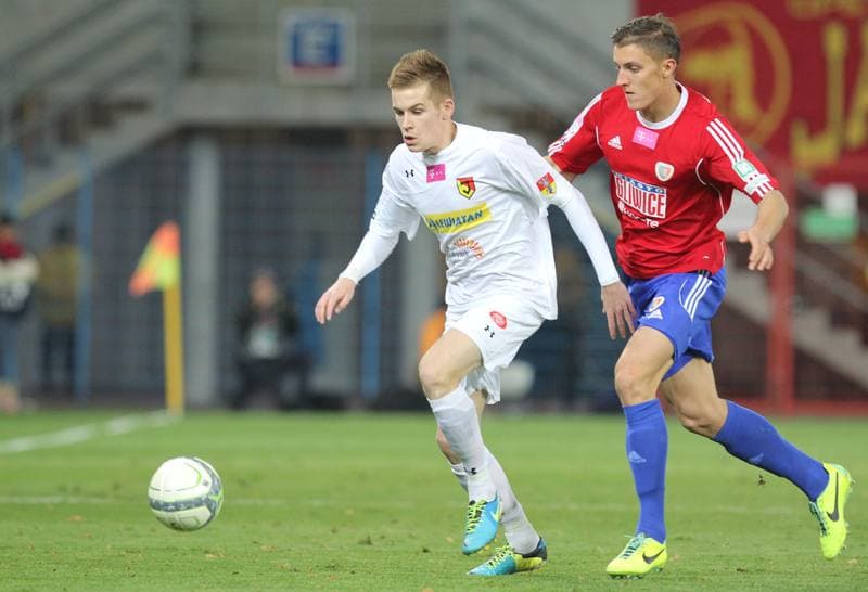 Football. T-Mobile Ekstraklasa. Piast Gliwice - Jagiellonia Bialystok. 04.11.2013