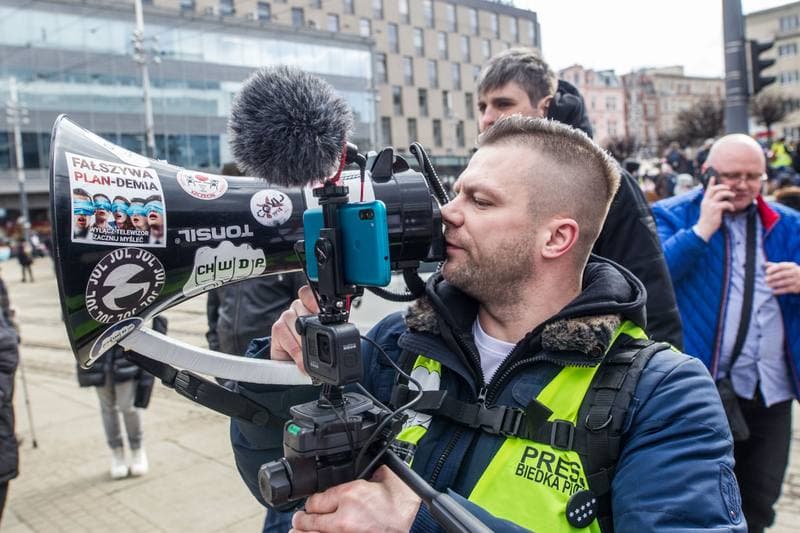 Events. March of Free People. Katowice. 06.03.2021