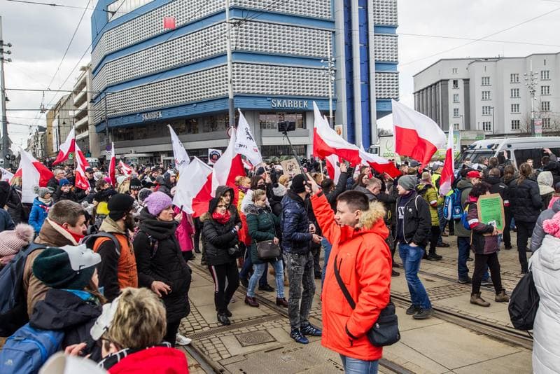 Events. March of Free People. Katowice. 06.03.2021
