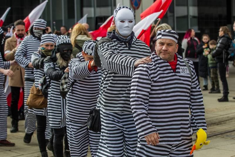 Events. March of Free People. Katowice. 06.03.2021