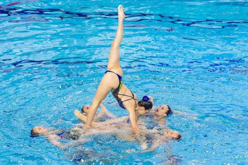 Artistic Swimming. European Games. Team Acrobatic Routine. 24.06.2023