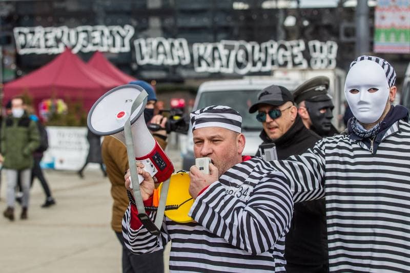 Events. March of Free People. Katowice. 06.03.2021