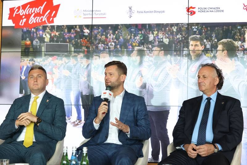 Ice Hockey. Polish Ice Hockey Federation. Press Conference. 24.08.2023