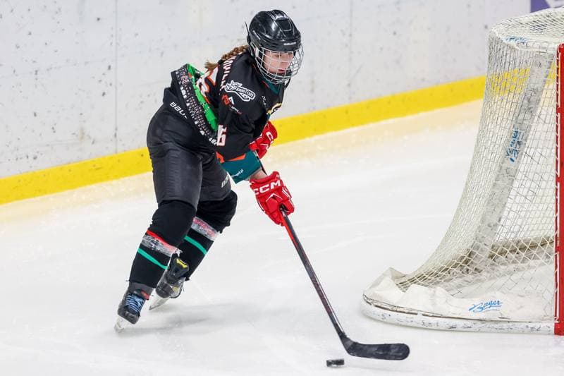 Ice Hockey. Tauron Liga Kobiet. Wiedzmy 71 Wroclaw - Kojotki Naprzod Janow. 03.12.2023
