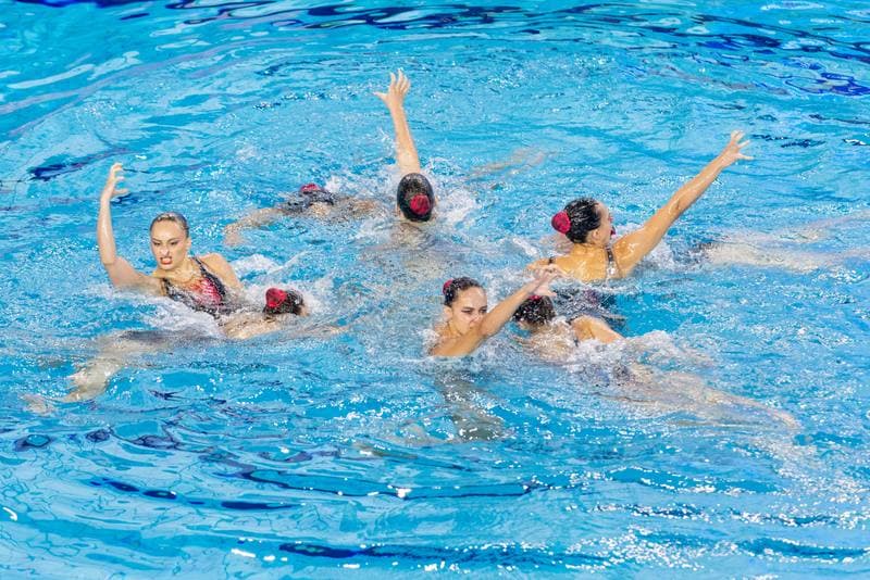 Artistic Swimming. European Games. Team Acrobatic Routine. 24.06.2023