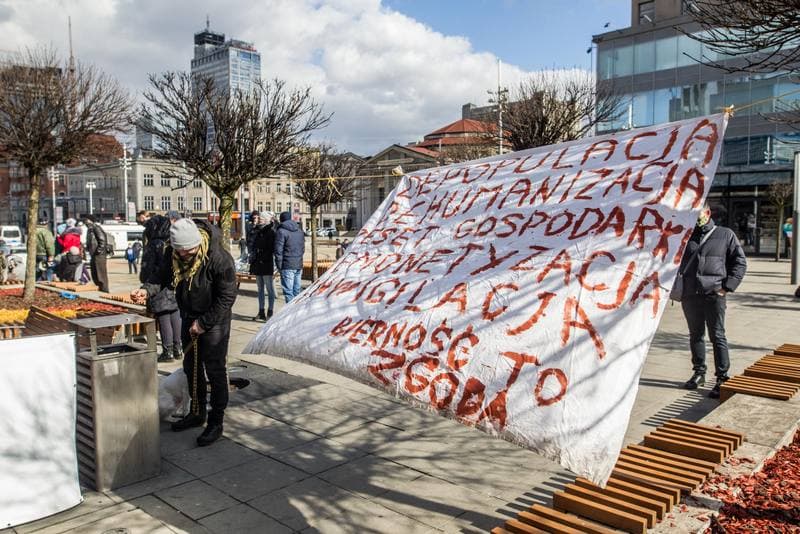 Events. March of Free People. Katowice. 06.03.2021