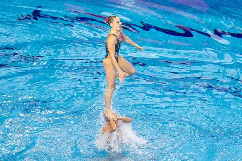 Artistic Swimming. European Games. Team Acrobatic Routine. 24.06.2023