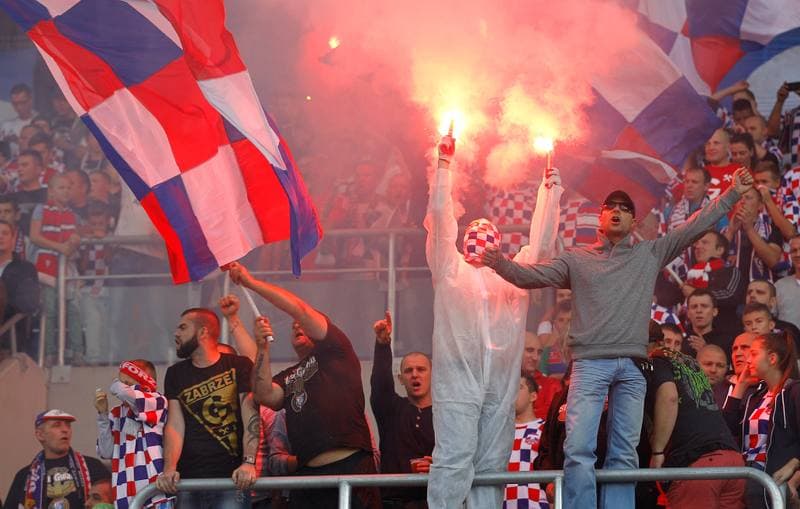 Football. T-Mobile Ekstraklasa. Gornik Zabrze - Legia Warsaw. 22.02.2014