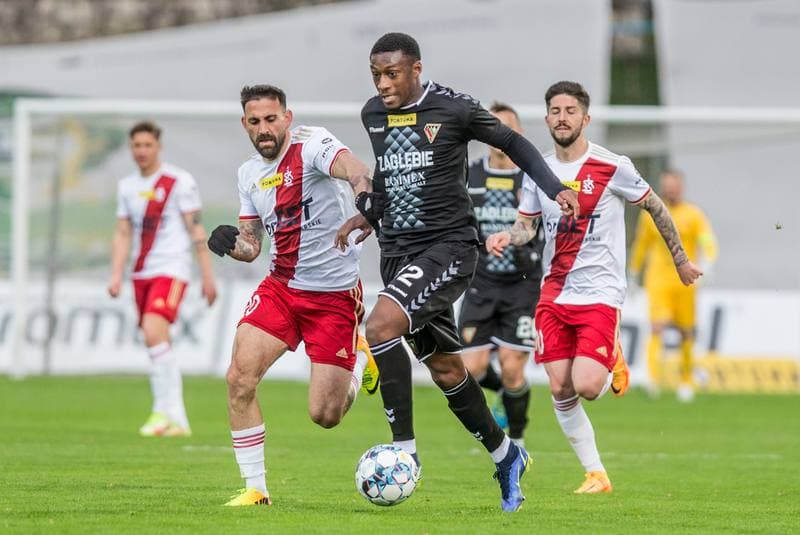 Football. Fortuna I Liga. Zaglebie Sosnowiec - LKS Lodz. 16.04.2022