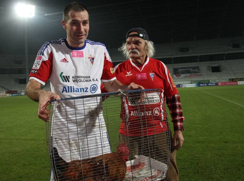 Football. T-Mobile Ekstraklasa. Gornik Zabrze - Zawisza Bydgoszcz. 29.04.2015