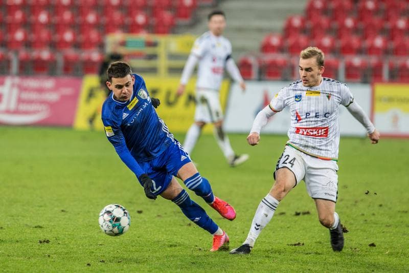 Football. Fortuna I Liga. GKS Tychy - Miedz Legnica. 21.11.2020