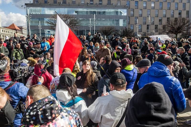 Events. March of Free People. Katowice. 06.03.2021