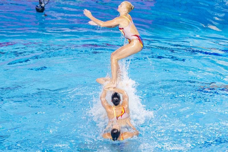 Artistic Swimming. European Games. Team Acrobatic Routine. 24.06.2023