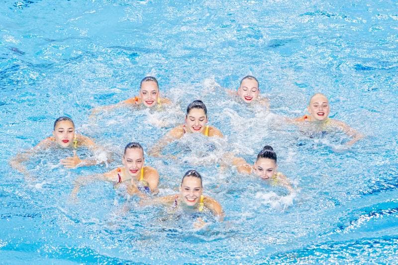 Artistic Swimming. European Games. Team Acrobatic Routine. 24.06.2023