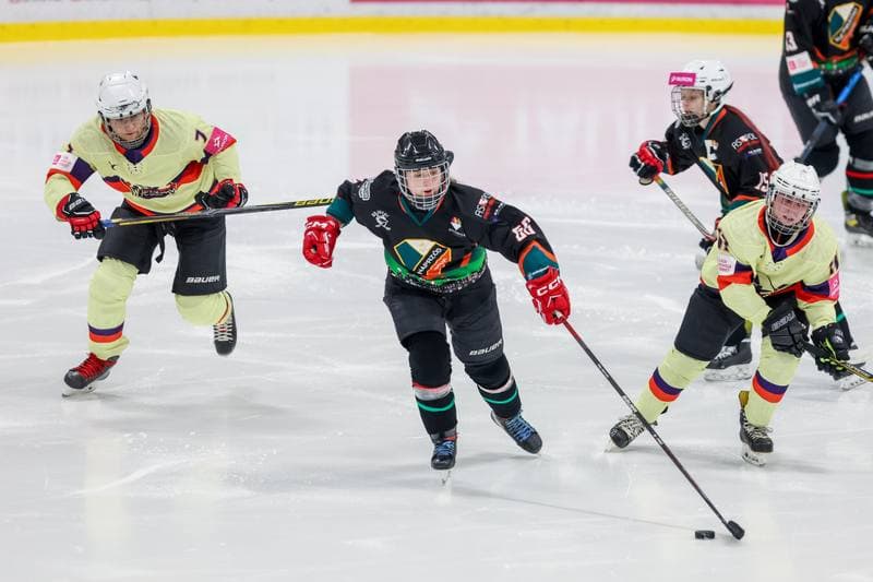 Ice Hockey. Tauron Liga Kobiet. Wiedzmy 71 Wroclaw - Kojotki Naprzod Janow. 03.12.2023