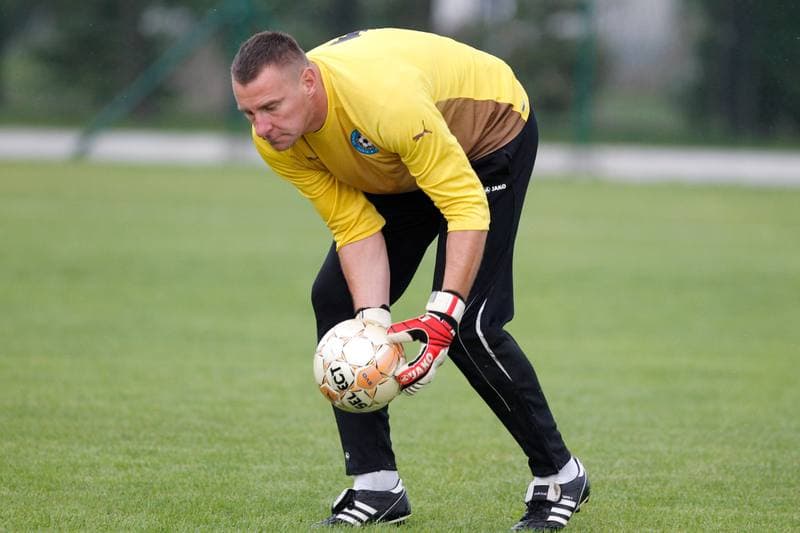 Football. Podokreg Katowice. Strazak Mikolow - Reprezentacja Slaska Oldboyow. 23.09.2014