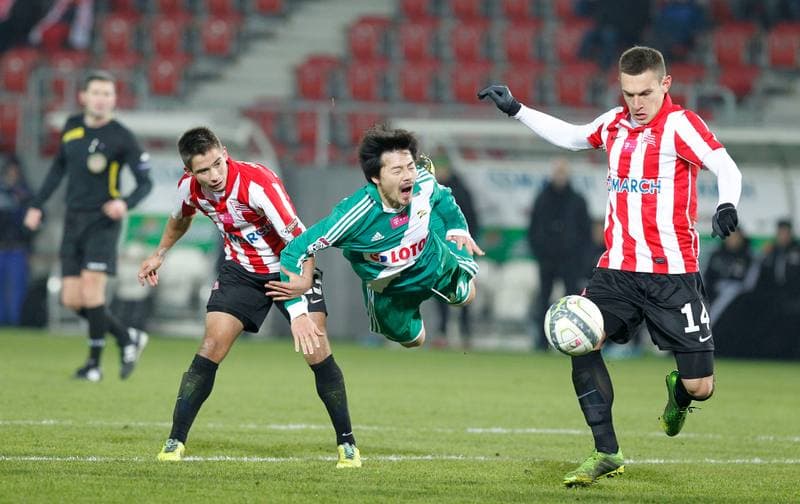 Football. PKO BP Ekstraklasa. Cracovia Krakow - Lechia Gdansk. 23.11.2015