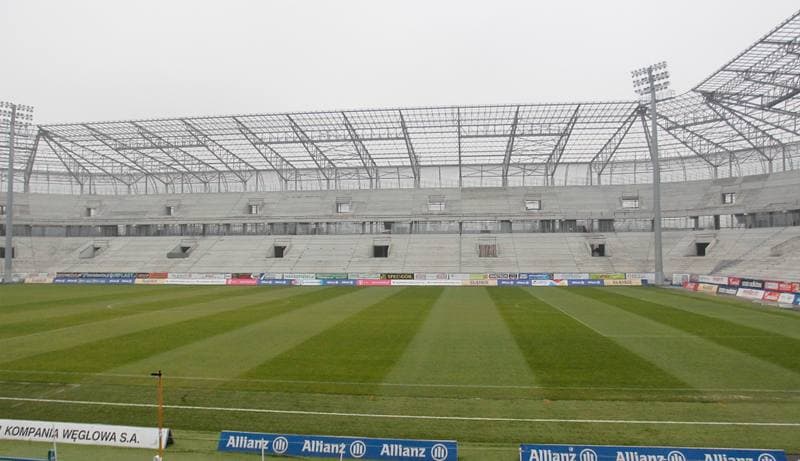 Football. Gornik Zabrze. Press Conference. 22.11.2013
