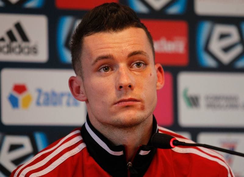 Football. Gornik Zabrze. Press Conference. 22.11.2013