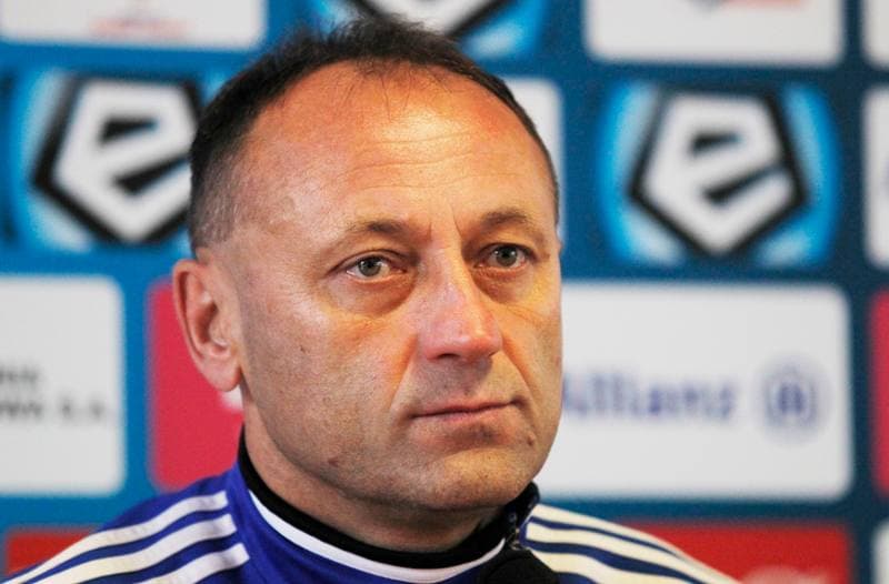 Football. Gornik Zabrze. Press Conference. 22.11.2013