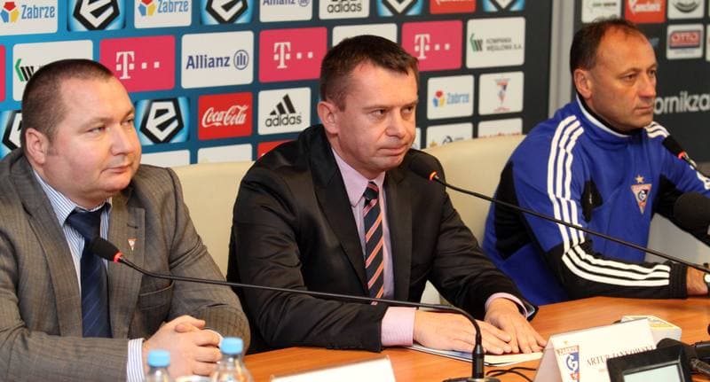 Football. Gornik Zabrze. Training. 07.01.2016
