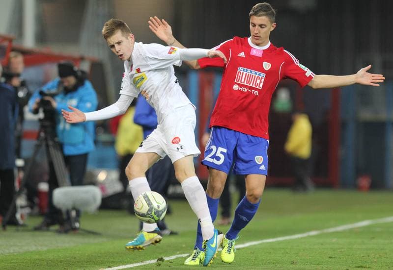 Football. T-Mobile Ekstraklasa. Piast Gliwice - Jagiellonia Bialystok. 04.11.2013