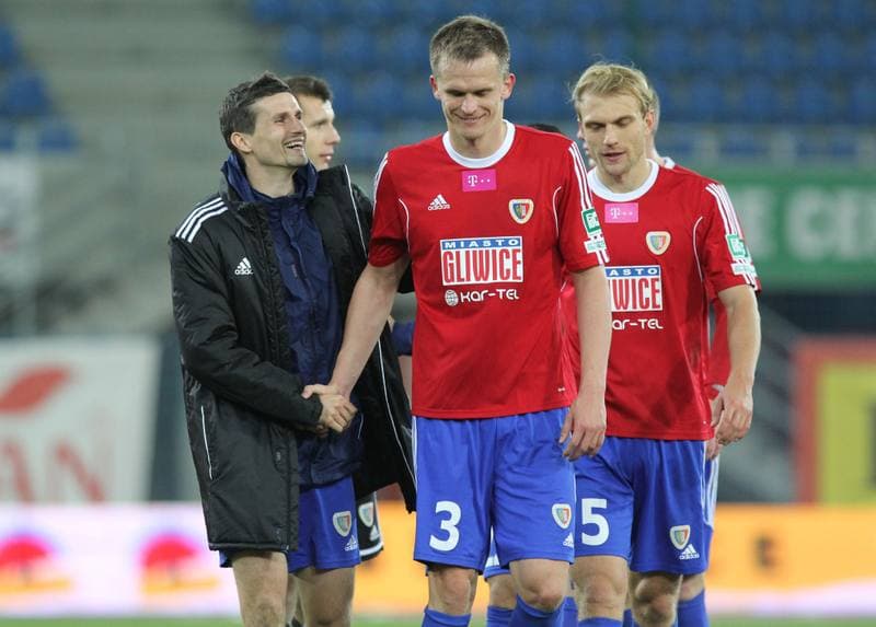 Football. T-Mobile Ekstraklasa. Piast Gliwice - Jagiellonia Bialystok. 04.11.2013