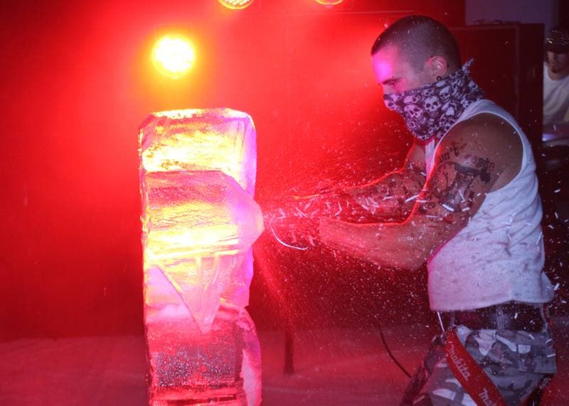 Ice Sculpture Show. Katowice. 12.09.2013