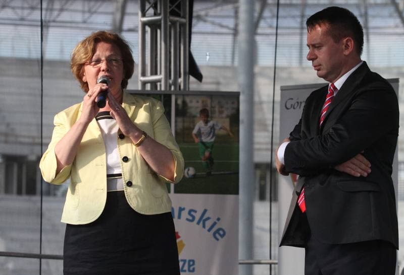 Football. Gornik Zabrze. Press Conference. 16.07.2013