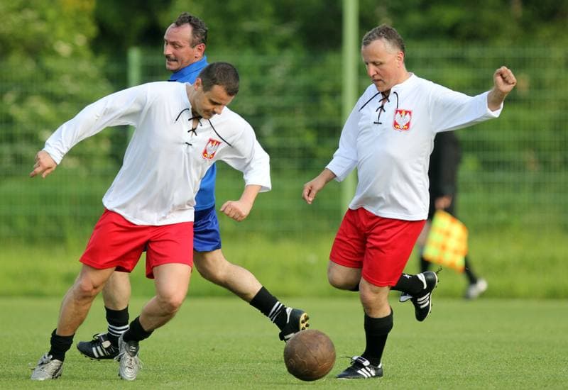 Football. Retro Match. Poland - Brazil. 07.06.2013