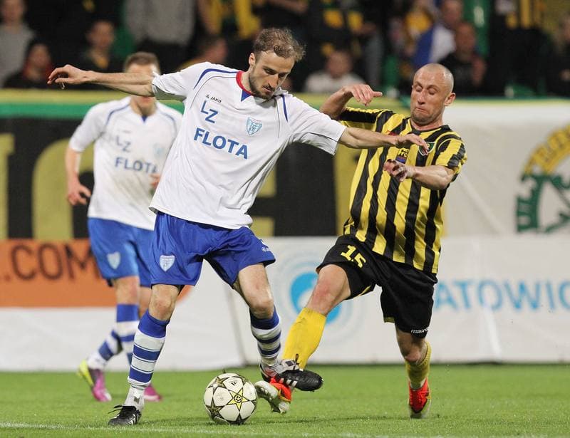 Football. I liga. GKS Katowice - Flota Swinoujscie. 24.04.2013