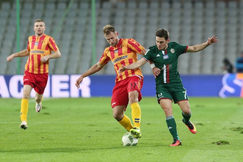 Football. Lotto Ekstraklasa. Korona Kielce - Slask Wroclaw. 17.10.2016
